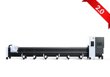 two chucks tube laser cutting machine